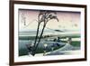 Ejiri in Suruga Province-Katsushika Hokusai-Framed Premium Giclee Print