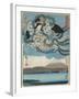 Ejiri, Published by Maru-Ya Kyushiro, C.1850-Utagawa Hiroshige and Kunisada-Framed Giclee Print