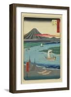 Ejiri-Ando Hiroshige-Framed Art Print