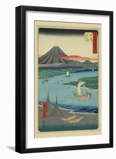 Ejiri-Ando Hiroshige-Framed Art Print