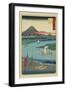 Ejiri-Ando Hiroshige-Framed Art Print