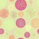 Vector Flower Pattern.-Eka Ocean-Art Print