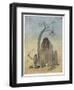 Ekalavya and Drona-Nanda Lal Bose-Framed Art Print