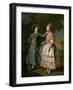 Ekaterina Nikolaevna Khrushcheva (1761–1811) (En Costume D'homme) Et La Princesse Ekaterina Nikolae-Dmitri Grigor'evich Levitsky-Framed Giclee Print
