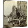 Ekka, Outside Victoria Station, Bombay, India, C1900s-Underwood & Underwood-Mounted Photographic Print