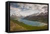 Eklutna Lake and Bold Peak, Chugach State Park, Alaska-Howie Garber-Framed Stretched Canvas