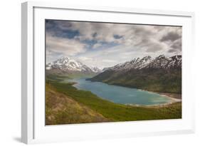 Eklutna Lake and Bold Peak, Chugach State Park, Alaska-Howie Garber-Framed Photographic Print