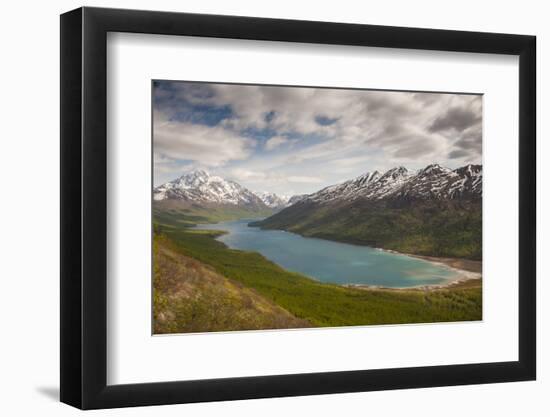 Eklutna Lake and Bold Peak, Chugach State Park, Alaska-Howie Garber-Framed Photographic Print