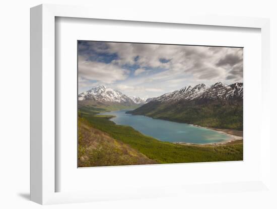 Eklutna Lake and Bold Peak, Chugach State Park, Alaska-Howie Garber-Framed Photographic Print