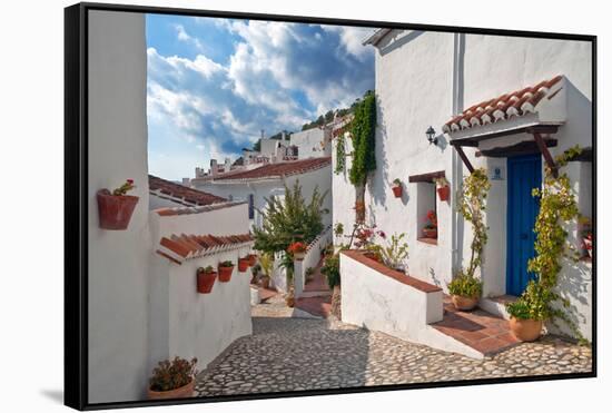 El Acebuchal, the Lost Village or Ghost Village, Between Frigiliana and Torrox, Malaga Province-null-Framed Stretched Canvas