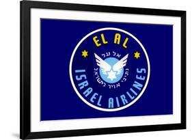 El Al Israel Airlines-null-Framed Art Print