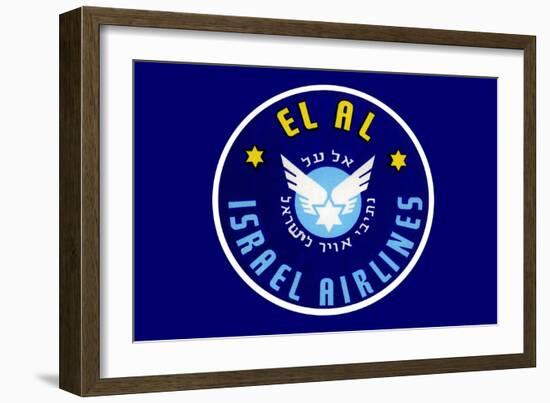 El Al Israel Airlines-null-Framed Art Print