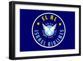 El Al Israel Airlines-null-Framed Art Print