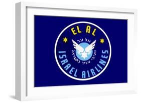 El Al Israel Airlines-null-Framed Art Print