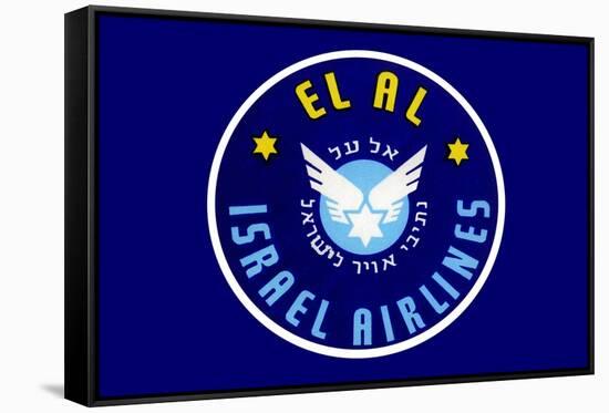 El Al Israel Airlines-null-Framed Stretched Canvas