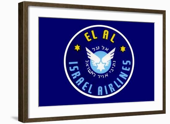 El Al Israel Airlines-null-Framed Art Print