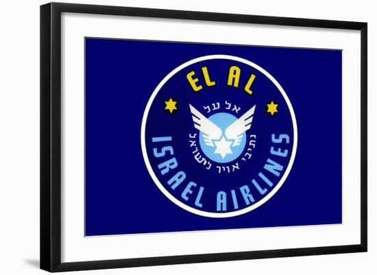 El Al Israel Airlines-null-Framed Art Print