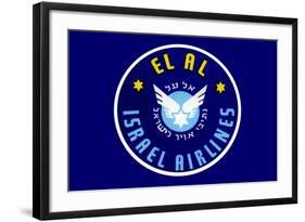 El Al Israel Airlines-null-Framed Art Print