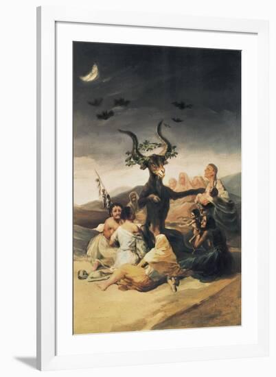 El Aquelarre-Francisco de Goya-Framed Premium Giclee Print