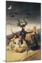 El Aquelarre-Francisco de Goya-Mounted Premium Giclee Print