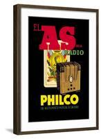 El as de la Radio, Philco-null-Framed Art Print