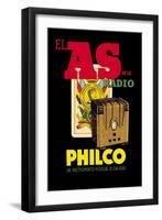 El as de la Radio, Philco-null-Framed Art Print