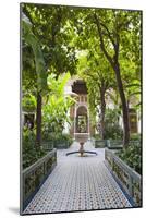 El Bahia Palace Courtyard, Marrakech, Morocco, North Africa, Africa-Matthew Williams-Ellis-Mounted Photographic Print