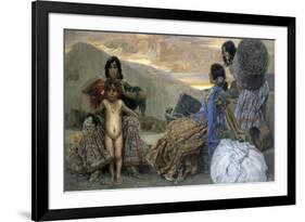 El Baño De Curriyo, 1910-Jose Villegas-Framed Giclee Print