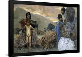 El Baño De Curriyo, 1910-Jose Villegas-Framed Giclee Print