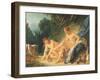 El baño de Diana. Museo de Louvre. Paris.-Francois Boucher-Framed Giclee Print