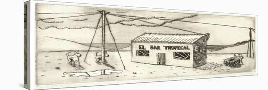 El Bar Tropical-Thomas MacGregor-Stretched Canvas