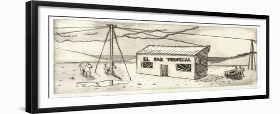 El Bar Tropical-Thomas MacGregor-Framed Giclee Print