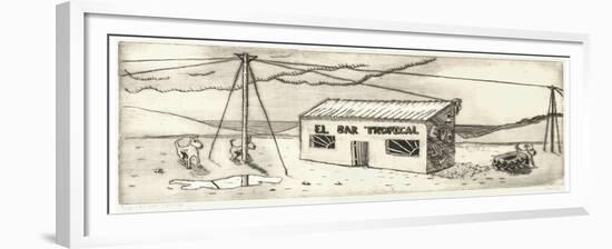 El Bar Tropical-Thomas MacGregor-Framed Giclee Print