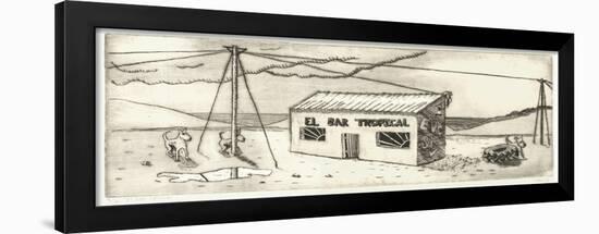 El Bar Tropical-Thomas MacGregor-Framed Giclee Print