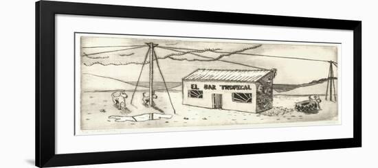 El Bar Tropical-Thomas MacGregor-Framed Giclee Print