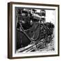 El Barco Oil Being Piped into Texaco and Socony-Vacuum Tankers-null-Framed Photographic Print