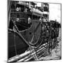 El Barco Oil Being Piped into Texaco and Socony-Vacuum Tankers-null-Mounted Photographic Print