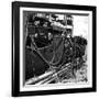 El Barco Oil Being Piped into Texaco and Socony-Vacuum Tankers-null-Framed Photographic Print