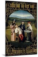 El Bosco / 'Extracting the Stone of Madness', ca. 1490, Flemish School, Oil on panel, 48,5 cm x...-HIERONYMUS BOSCH-Mounted Poster