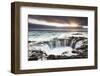 El Bufadero, a Geologic Rock Formation at the Coast at Sunrise, Gran Canaria-P. Kaczynski-Framed Photographic Print