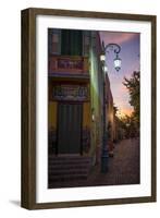 El Caminito at Dusk, La Boca, Buenos Aires, Argentina, South America-Ben Pipe-Framed Photographic Print