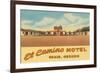 El Camino Motel, Drain, Oregon-null-Framed Art Print