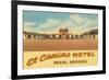 El Camino Motel, Drain, Oregon-null-Framed Art Print