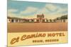 El Camino Motel, Drain, Oregon-null-Mounted Art Print