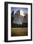 El Cap as Seen from the Valley Floor of Yosemite National Park, California-Dan Holz-Framed Photographic Print