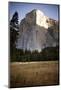 El Cap as Seen from the Valley Floor of Yosemite National Park, California-Dan Holz-Mounted Photographic Print