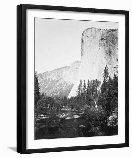 El Capitain - 3600 ft., Yosemite-Carleton E Watkins-Framed Giclee Print