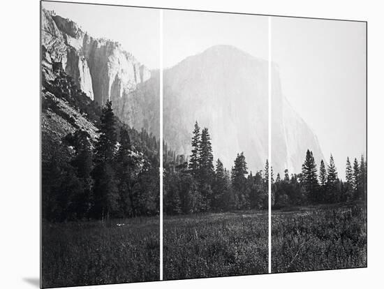 El Capitan - 3600 Ft. Yosemite-Carleton E Watkins-Mounted Giclee Print