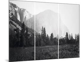 El Capitan - 3600 Ft. Yosemite-Carleton E Watkins-Mounted Giclee Print