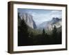 El Capitan and Bridal Veil Falls Visible in Wide Angle View of Yosemite National Park-Ralph Crane-Framed Photographic Print